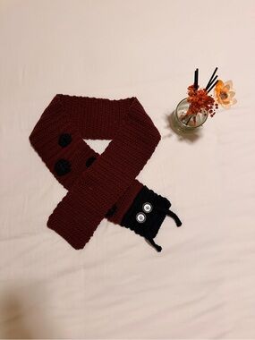 Handmade Cozy Crochet Lazy Bug Scarf - Open for Commission